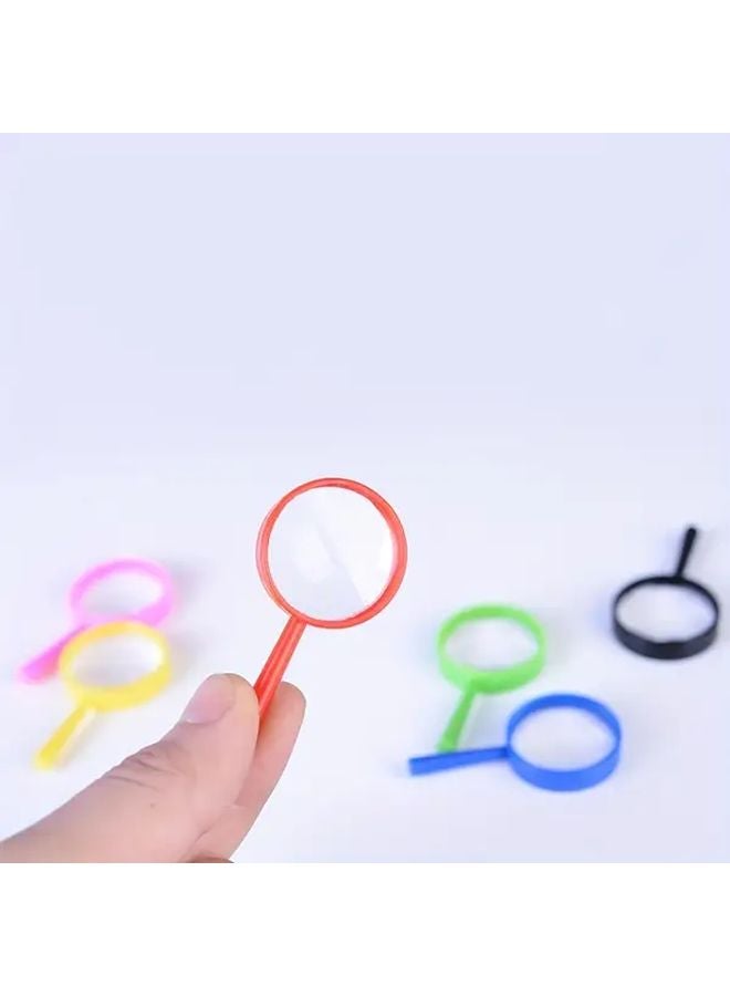 66pcs Colorful Mini Handheld Magnifying Glasses For Science Reading And Crafts - Image 5